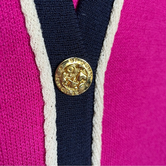 RARE St. John 3 Piece Luxury Purple and Blue Suit Set Size 8 - Picture 4 of 13